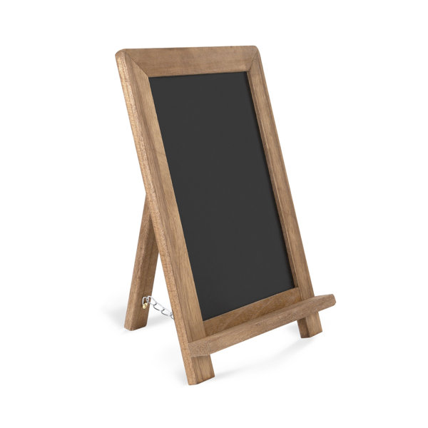 VersaChalk Wood Framed Table Top FreeStanding Chalkboard, 13